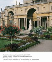 Sanssouci 24 Orangery with statue 500